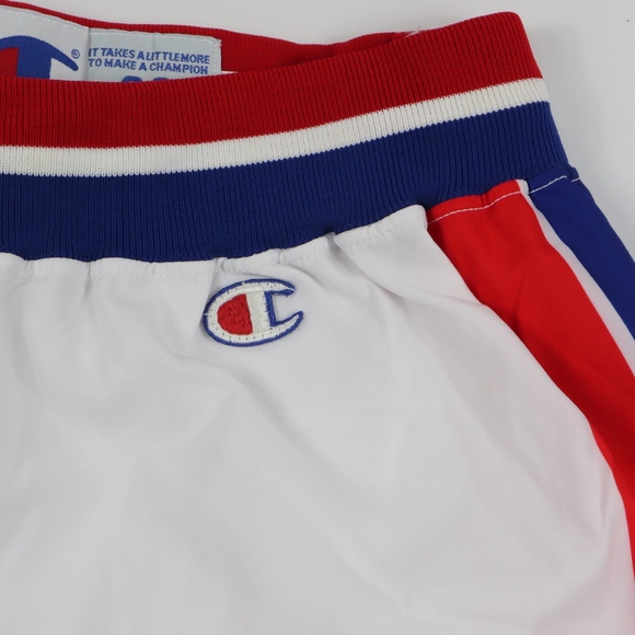 90s Champion Mens 34 Detroit Pistons Pants 93/94 - Picture 4 of 8